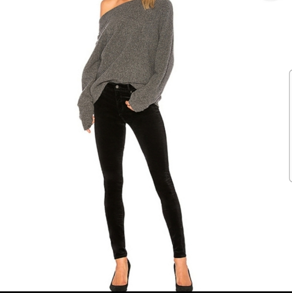 🌻 AG Goldschmied Farrah Velvet Skinny Pants Size 27R